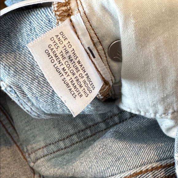 Madewell Wide Leg Classic Blue Women's Jeans - Picture 12 of 14